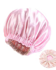 BONNET EN SATIN REVERSIBLE AVEC ELASTIQUE