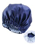 BONNET EN SATIN REVERSIBLE AVEC ELASTIQUE